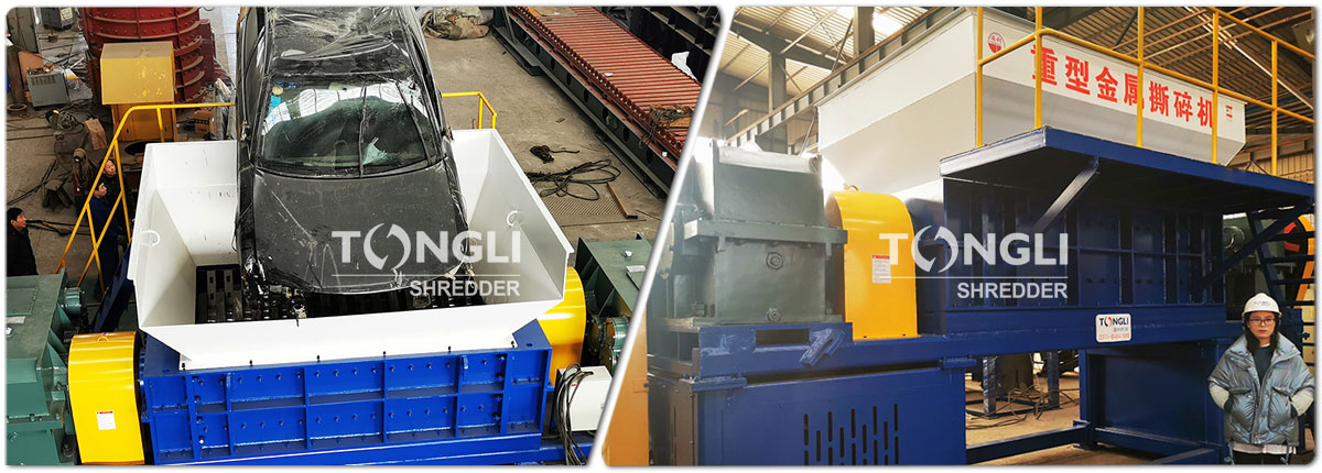 TL61 series Split Type Large Double shaft shredder