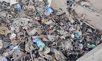 Can miscellaneous aluminum be crushed and sorted?
