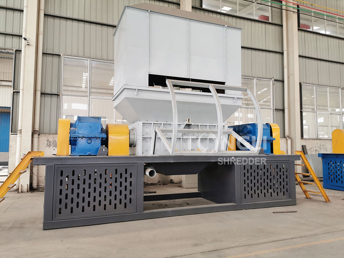 large metal shredder