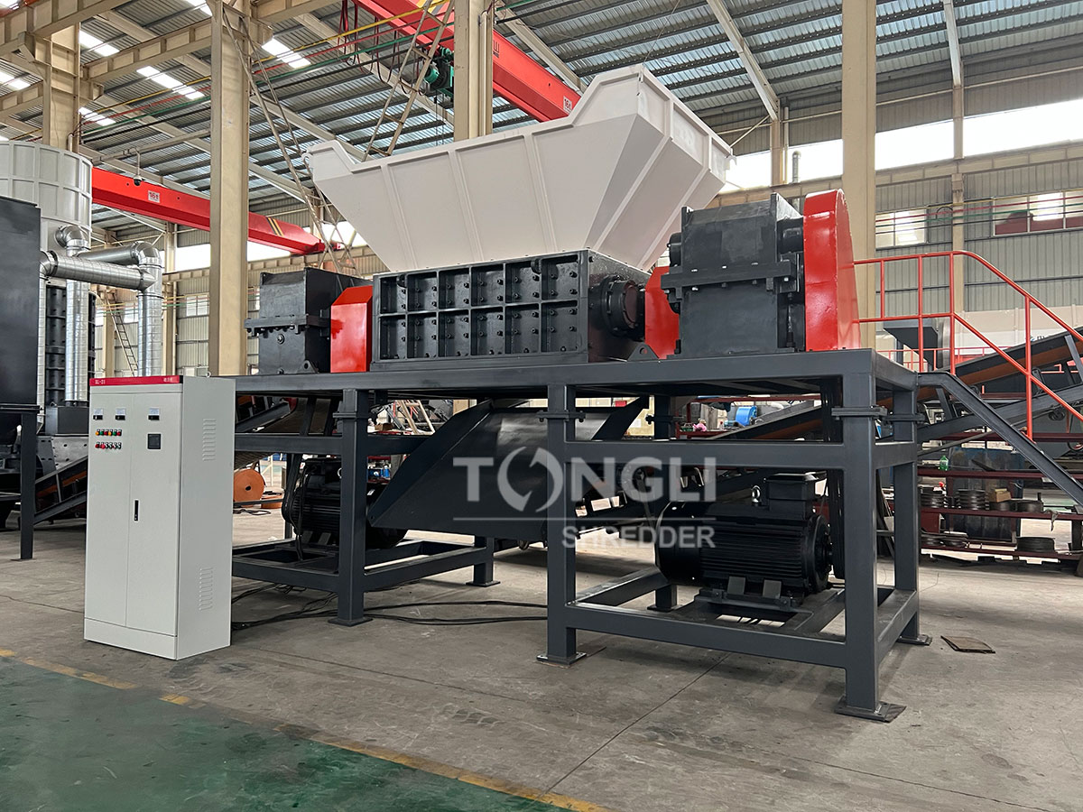 double shaft shredder