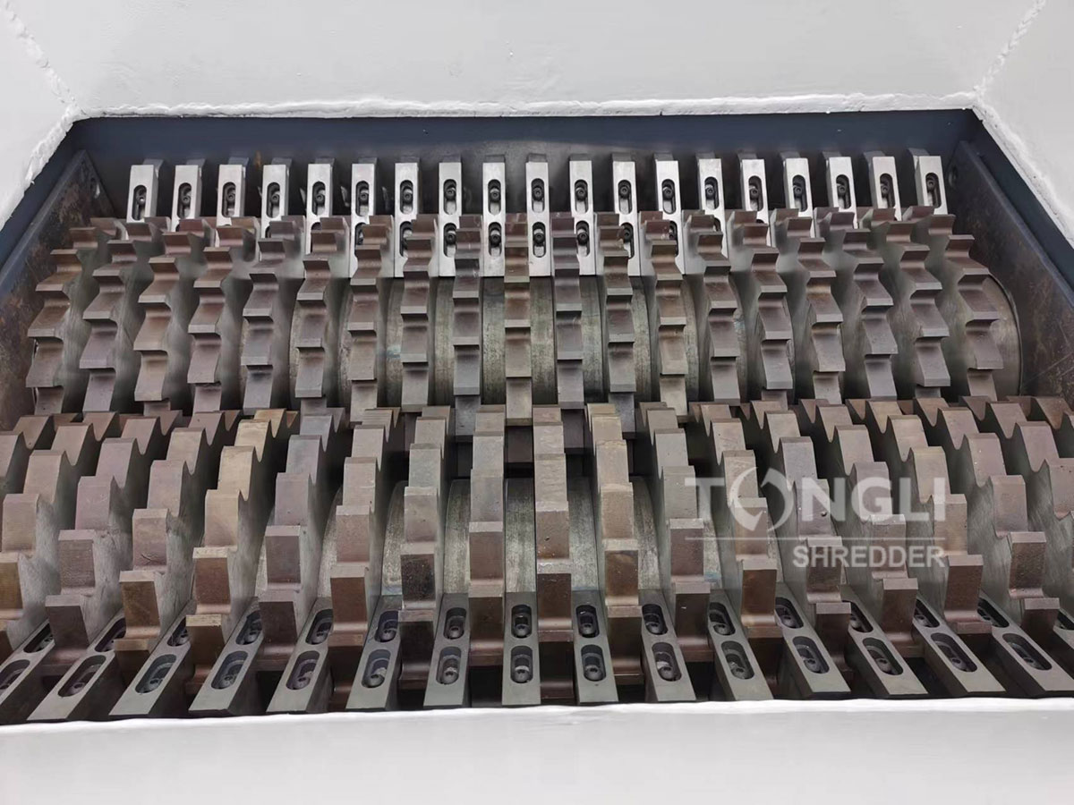 double shaft shredder blade