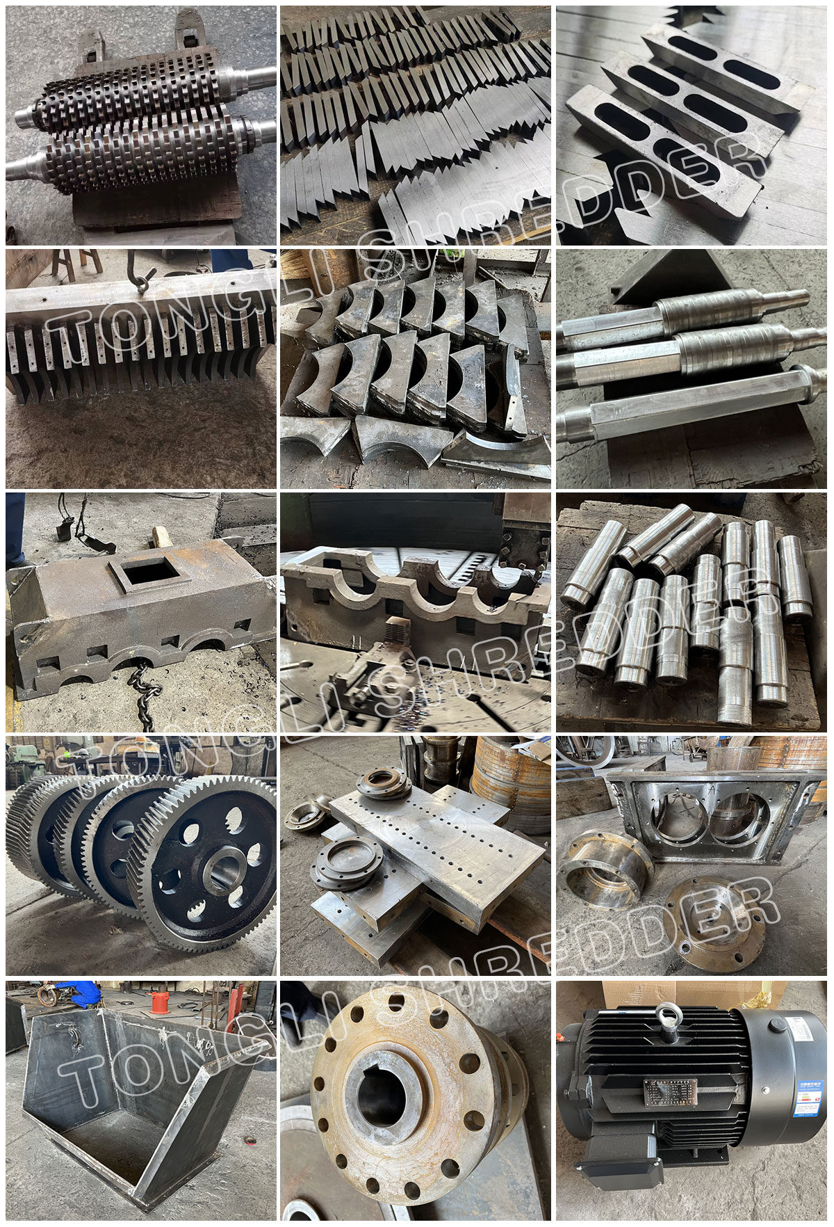 double shaft shredder details