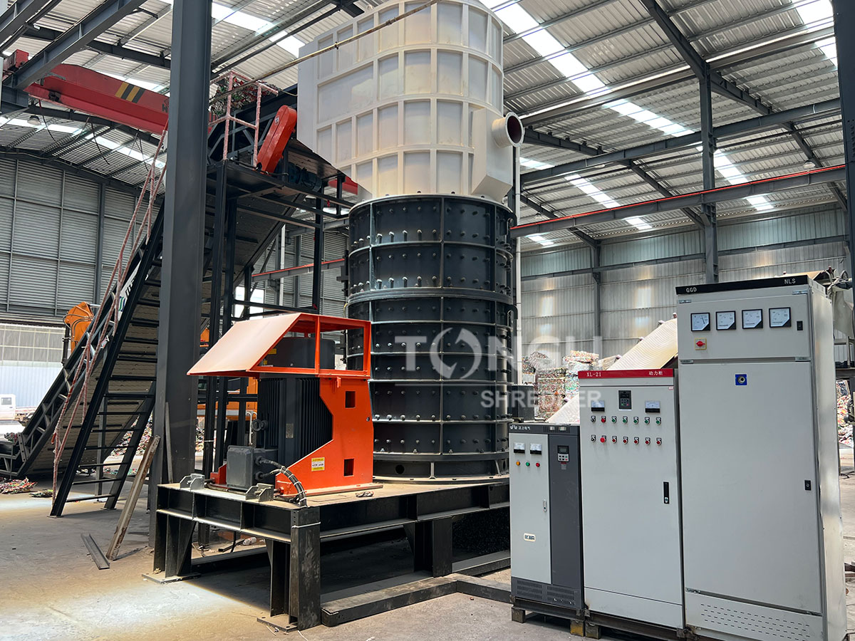 vertical hammer mill shredder