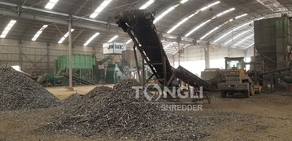 scrap steel crushing and sorting