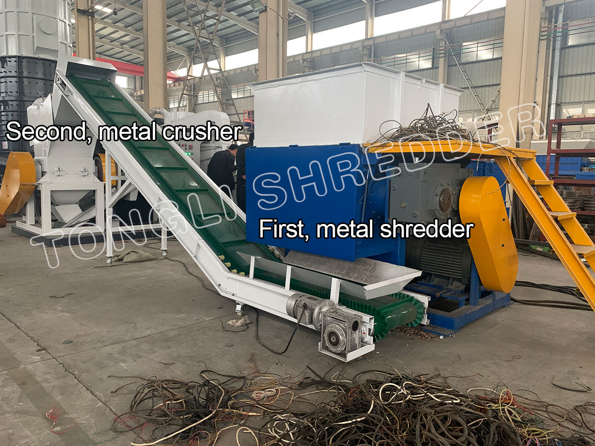 metal shredder and metal crusher