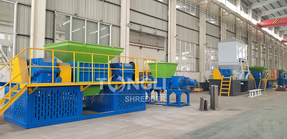 double shaft shredder