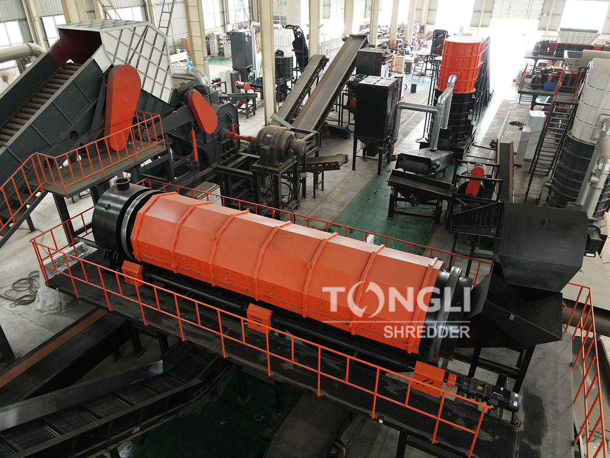 scrap aluminum profiles recycling plant